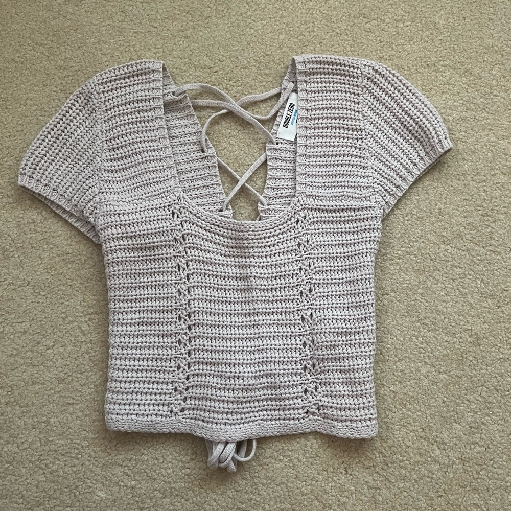 Knit Top Light Purple